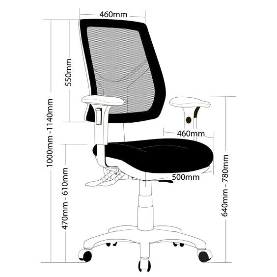 Rio Ergonomic Mesh Office Chair