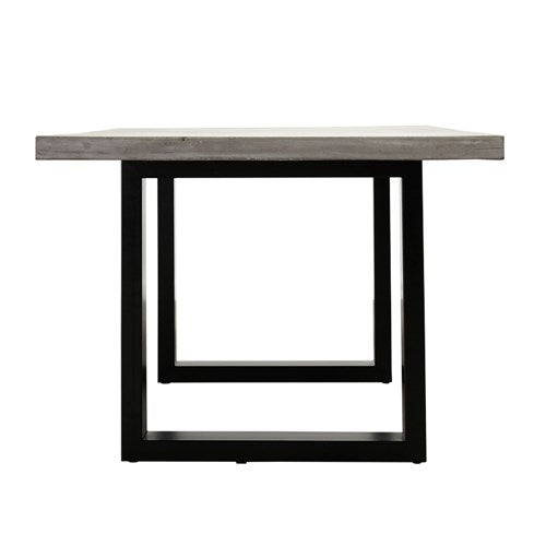 Apollo Black 2100 Polished Concrete Dining Table