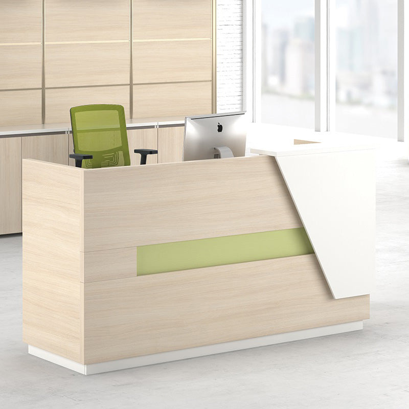 Clark Reception Desk 180cm Left Panel